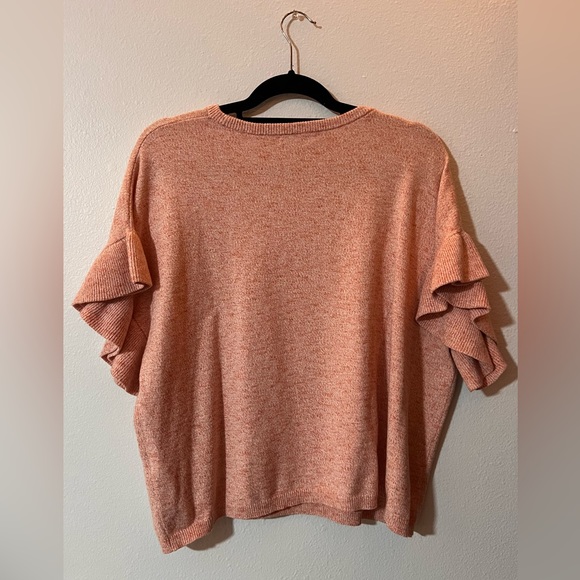 Madewell Ruffle-Sleeve Sweater Tee - Picture 2 of 7